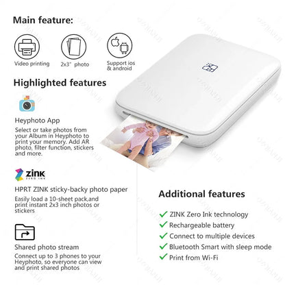 Portable Wireless Photo Printer - Smart Shop (Online Store for wise shoppers) 