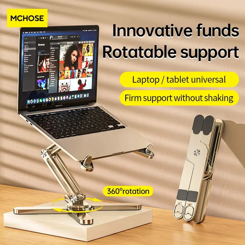 Aluminum Heat Dissipation Rotatable Laptop Stand - Smart Shop (Online Store for wise shoppers) 