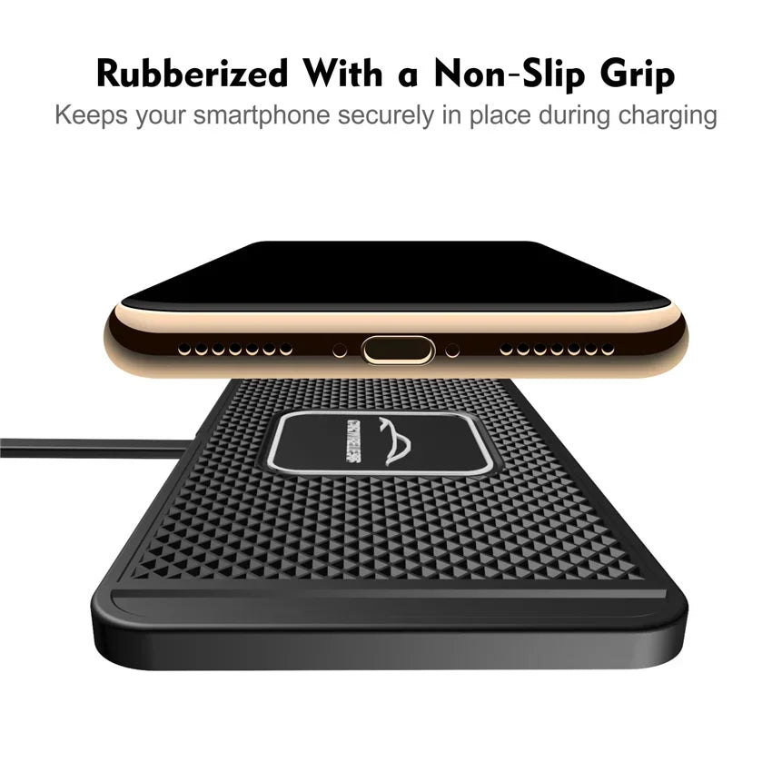 Car Anti-Slip Fast Wireless Charger Pad - Smart Shop (Online Store for wise shoppers) 