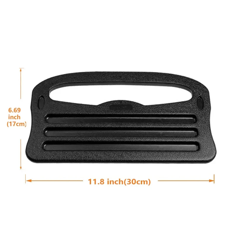 Portable Car Steering Wheel Tray for Laptop, Dining, and Drinks