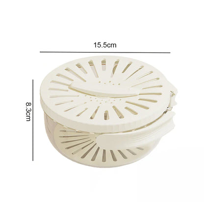 Foldable Handle Drain Basket with Lid - Smart Shop (Online Store for wise shoppers) 