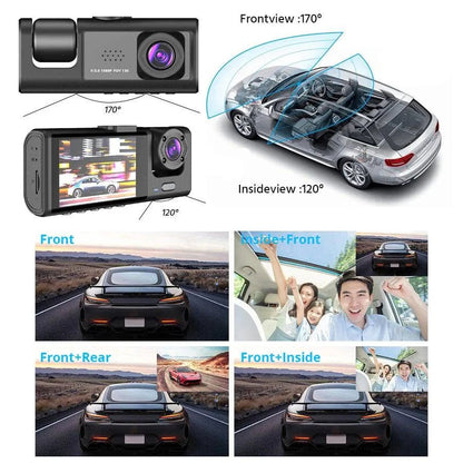 Three Channel Car HD DashCam - Smart Shop (Online Store for wise shoppers) 