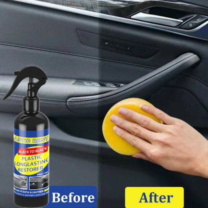 Ultimate Car Plastic and Leather Restorer - High-Gloss Finish