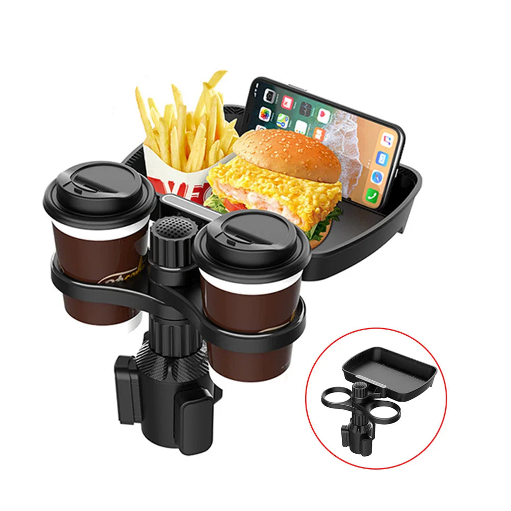 3 In 1 Adjustable Car Cup Tray with Phone Holder - Smart Shop (Online Store for wise shoppers) 