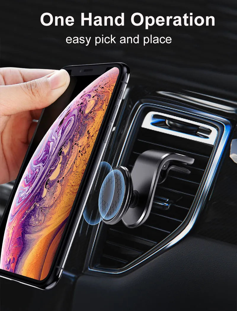 Magnetic Car Air Vent Clip Mobile Holder - Smart Shop (Online Store for wise shoppers) 