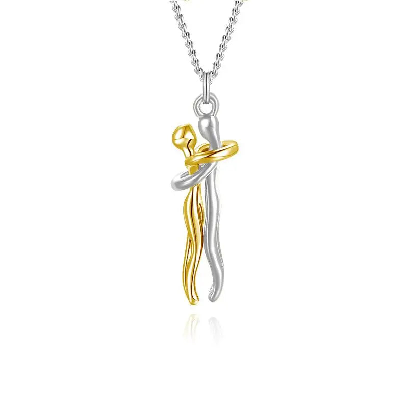 Fashion Hugging Pendant Necklace - Smart Shop (Online Store for wise shoppers) 