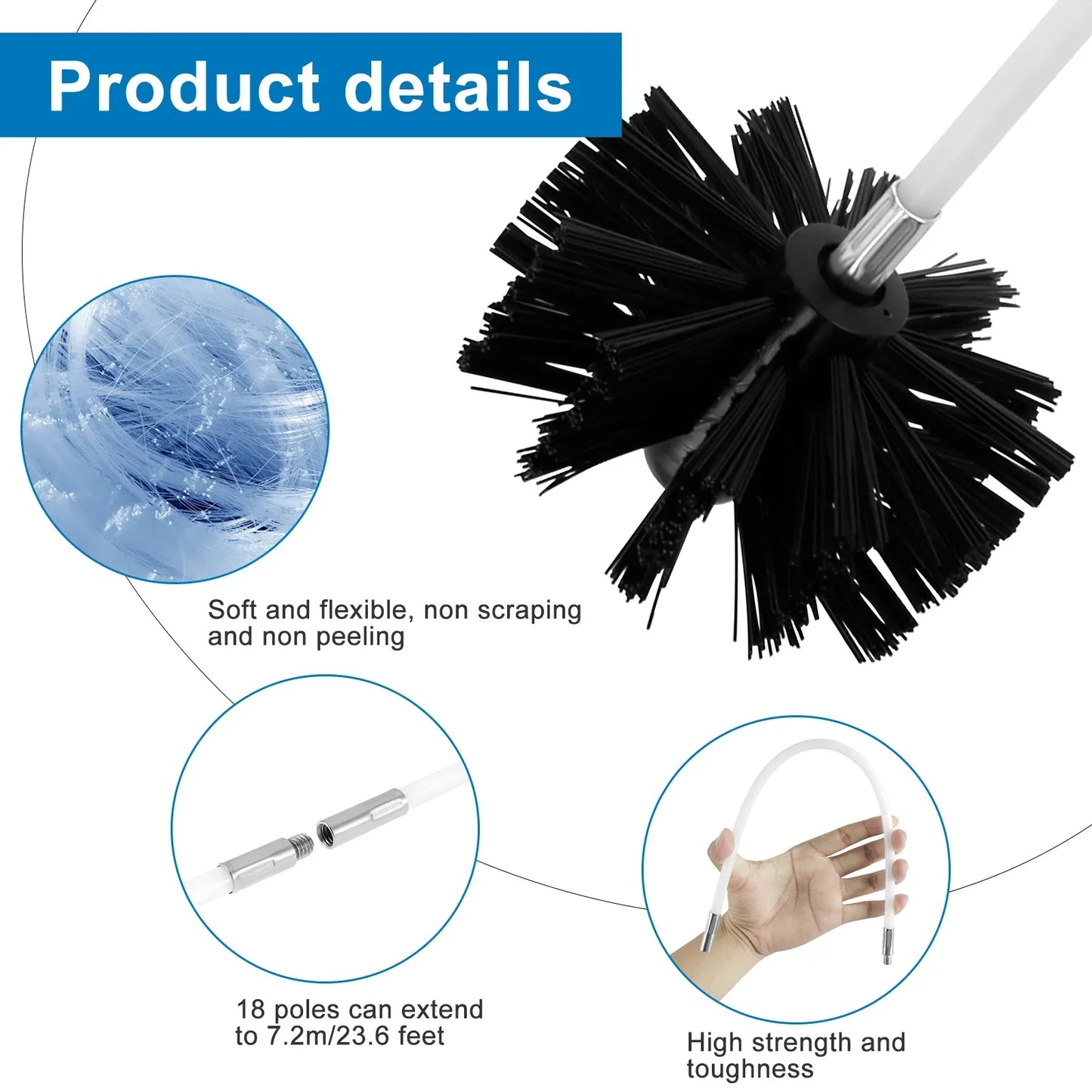 Chimney Cleaning Brush Kit - Smart Shop (Online Store for wise shoppers) 