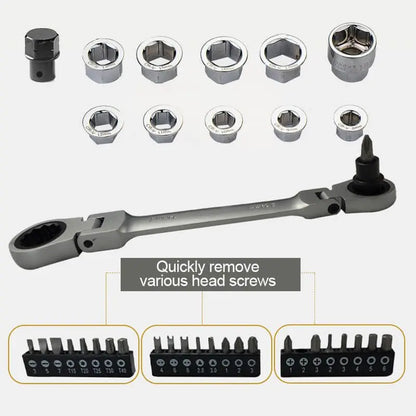 Multi-Functional Double-Ended Ratchet Wrench Set - Smart Shop (Online Store for wise shoppers) 