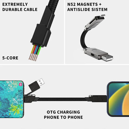 6 in 1 Multi Fast Charging Cable - Smart Shop (Online Store for wise shoppers) 