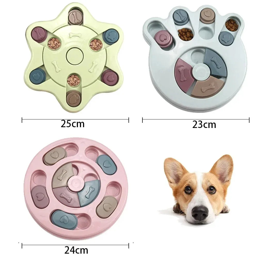 Interactive Dog Puzzle Slow Feeder Toy