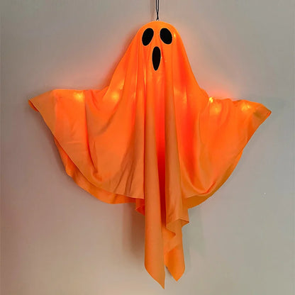 LED Glow Ghost Halloween Hanging Decoration with Lights