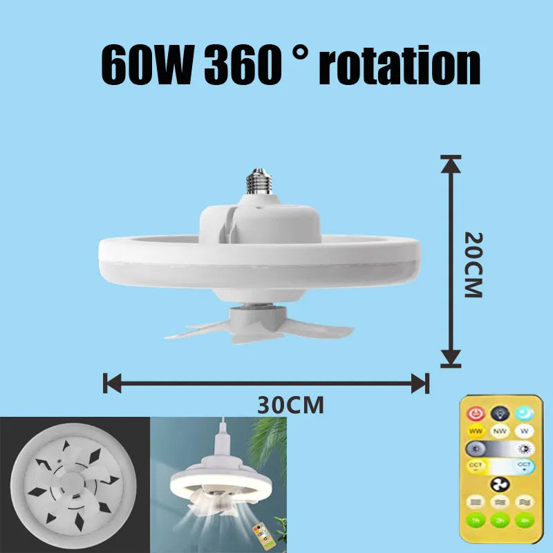 2 in 1 Swivel Fan LED Lamp - Smart Shop (Online Store for wise shoppers) 