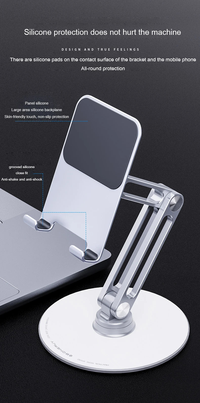 Multifunctional Aluminum Alloy Mobile Holder - Smart Shop (Online Store for wise shoppers) 