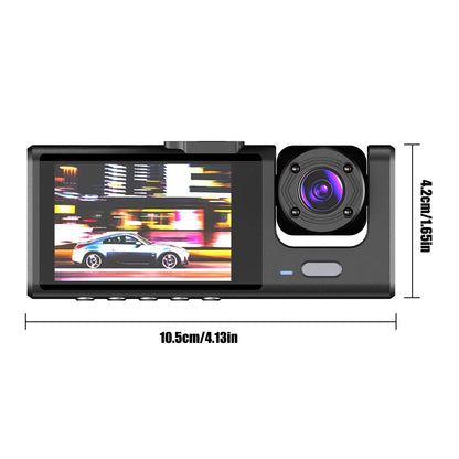 Three Channel Car HD DashCam