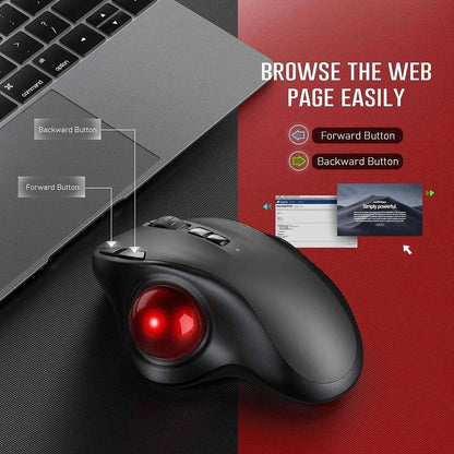 Ergonomic Wireless Trackball Mouse - Smart Shop (Online Store for wise shoppers) 