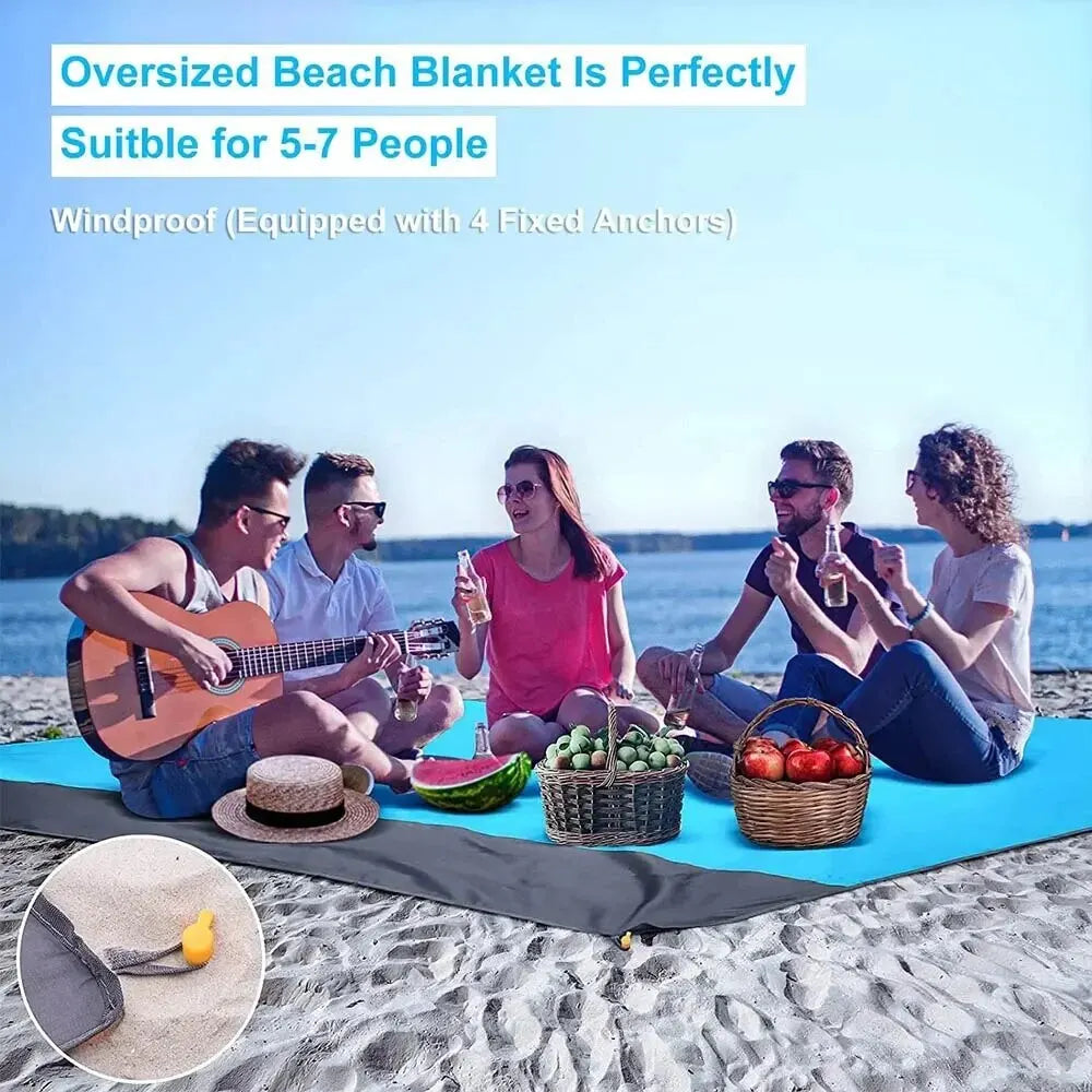 Sandproof & Waterproof Beach Blanket - 200 x 140cm