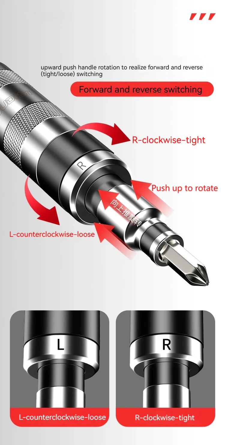 Heavy-Duty Impact Screwdriver Set – 7 or 13 Piece Set for Rusted Bolts