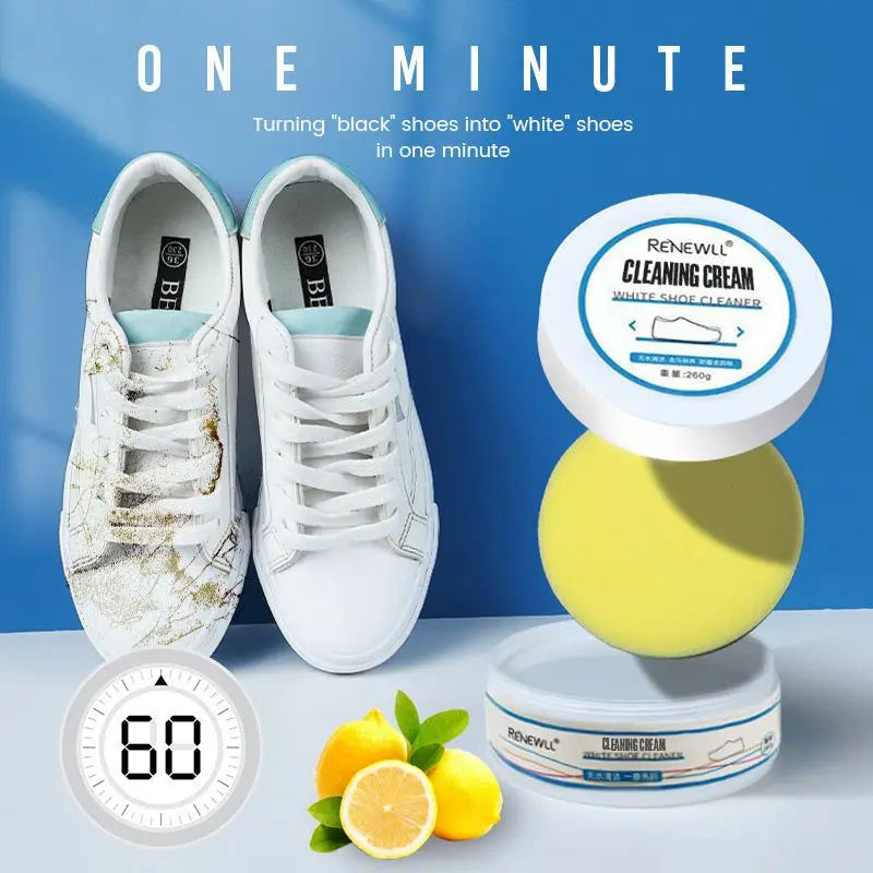 Shoe Whitening Cream With Wipe Sponge - Smart Shop (Online Store for wise shoppers) 