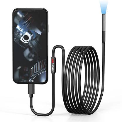 2MP Dual/Single Lens WiFi Endoscope Camera - Waterproof Borescope for Android & iPhone