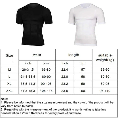 Men's Body Shaper Slimming T-Shirt - Smart Shop (Online Store for wise shoppers) 