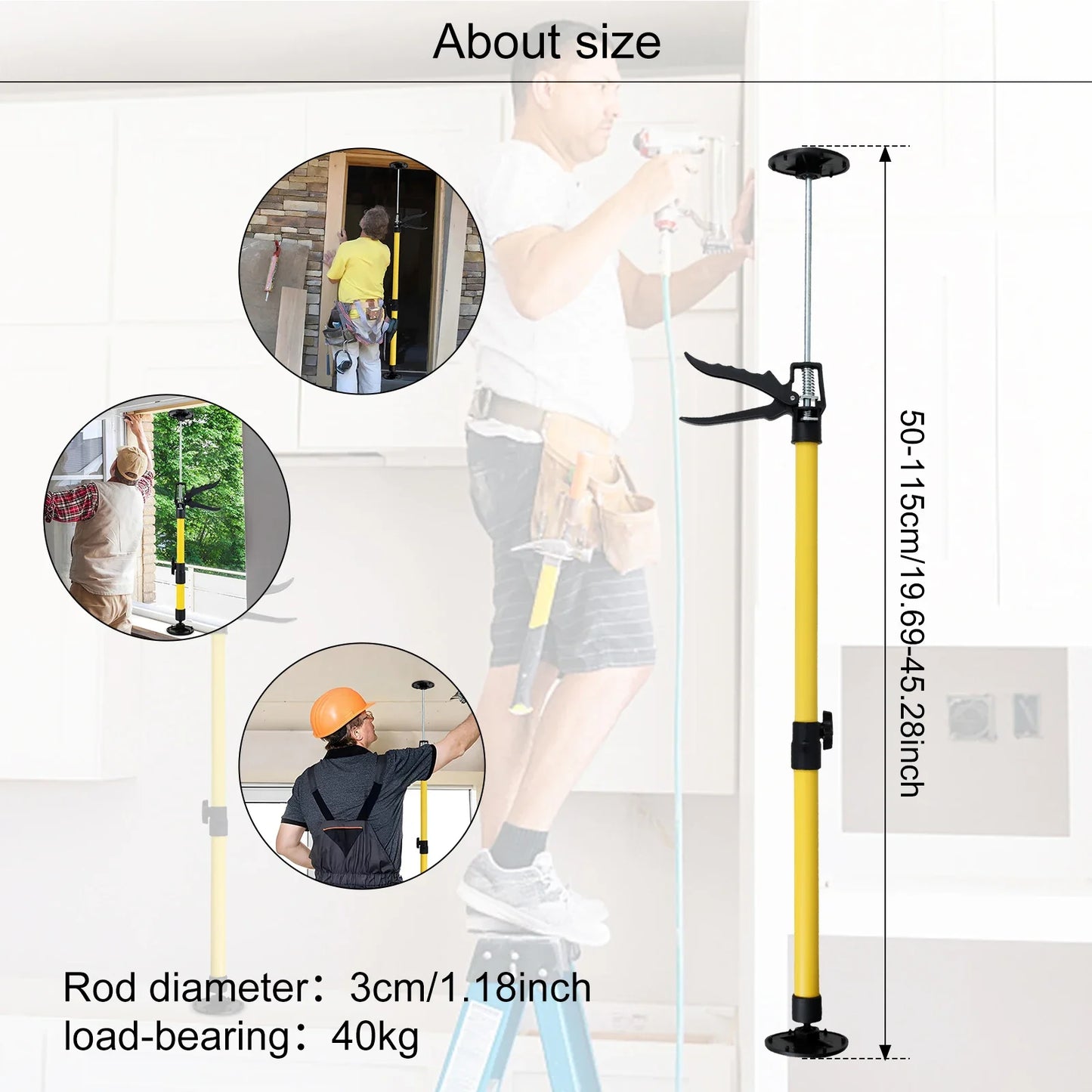 Wood Working Adjustable Non-Slip Telescopic  Support - Smart Shop (Online Store for wise shoppers) 