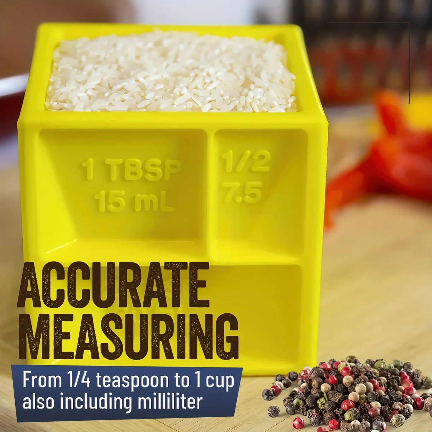Multi Measuring Cube Cup