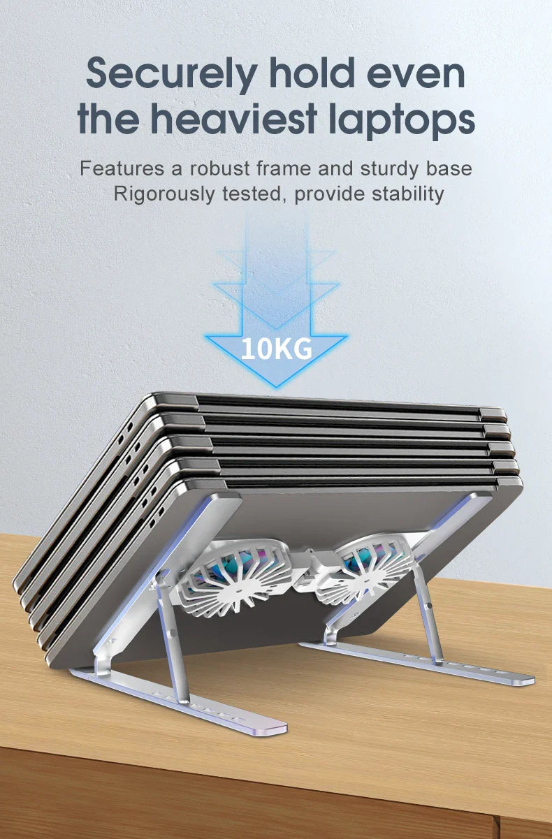 Foldable Aluminum Laptop Cooling Stand - Smart Shop (Online Store for wise shoppers) 