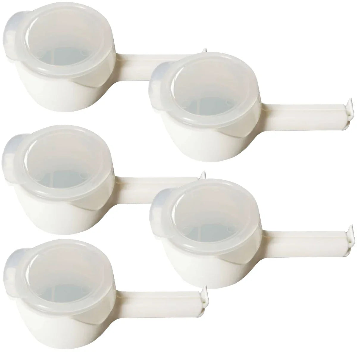 Food Bag Sealing Clips With Cap - 5Pcs - Smart Shop (Online Store for wise shoppers) 