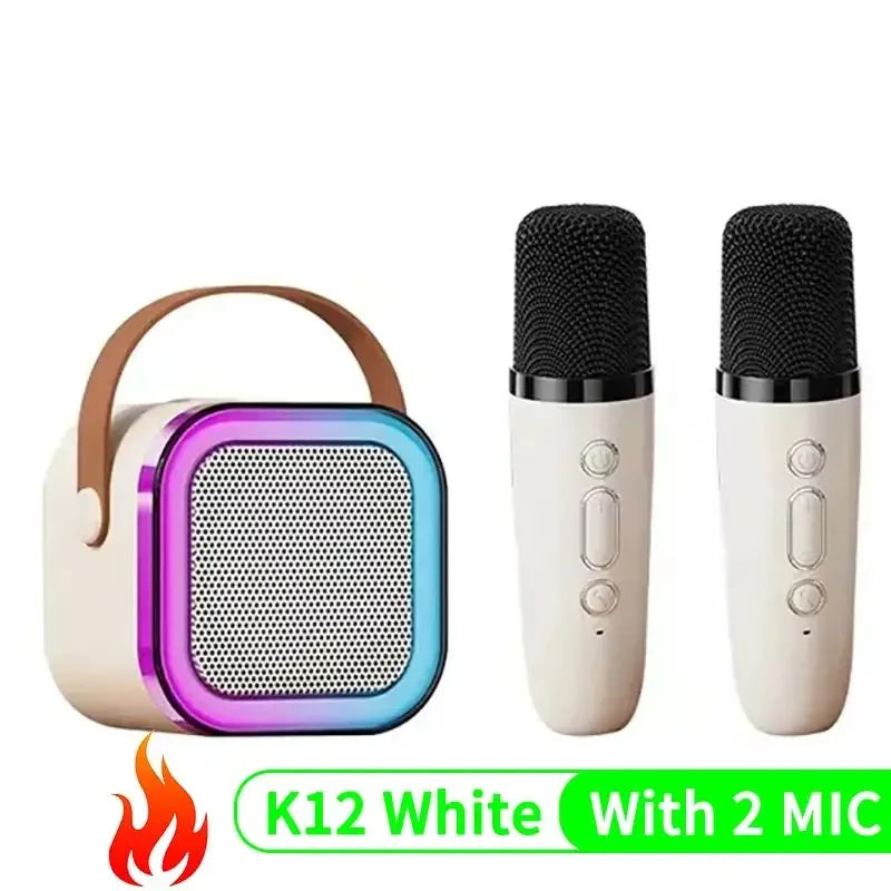 Portable Bluetooth Karaoke Machine with Wireless Microphones