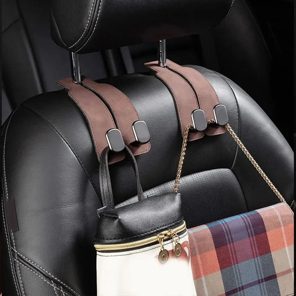 Car Headrest Organizer Leather Hook - Smart Shop (Online Store for wise shoppers) 