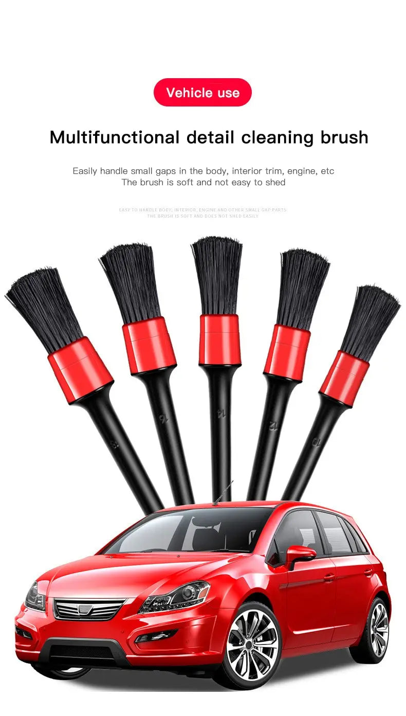 5-Piece Interior & Exterior Car Cleaning Brush Set