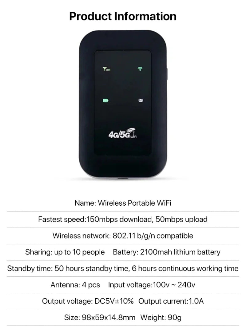 Portable Wireless WiFi Router - Smart Shop (Online Store for wise shoppers) 