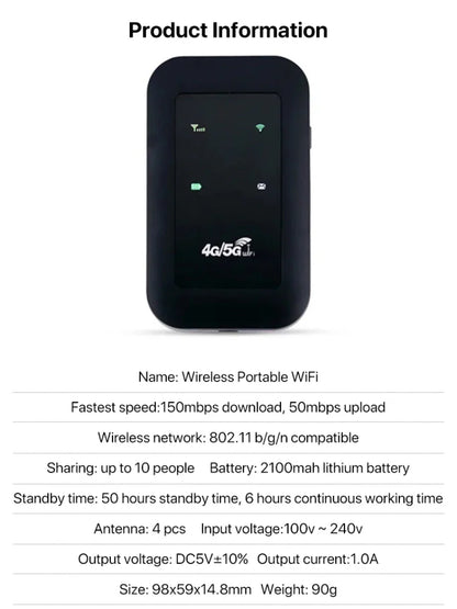 Portable Wireless WiFi Router - Smart Shop (Online Store for wise shoppers) 