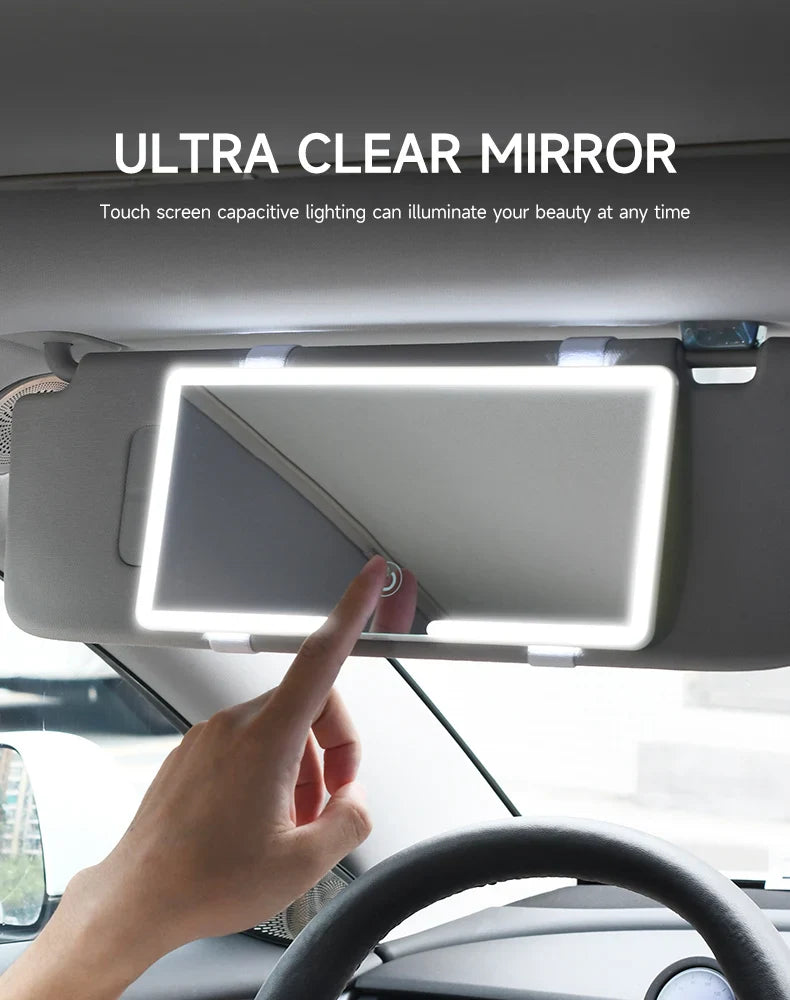 Universal Rechargeable Car Sun Visor LED Mirror - Smart Shop (Online Store for wise shoppers) 