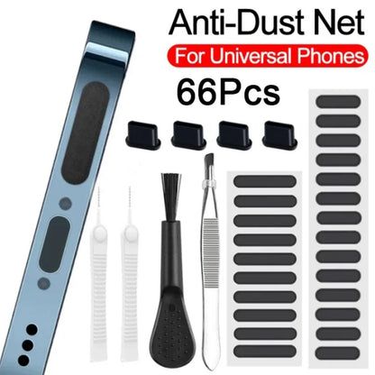 66-Piece Smartphone Speaker & Charging Port Cleaning Kit