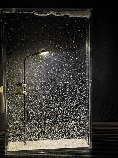 Crystal SnowFall Desktop Decor