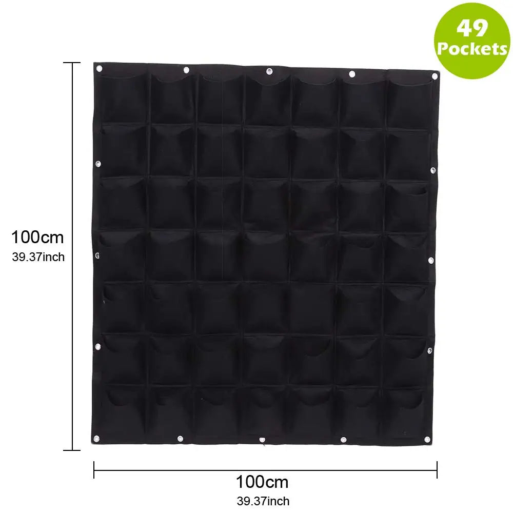 Wall Mounted Planting Grow Bags- 49 Pockets - Smart Shop (Online Store for wise shoppers) 