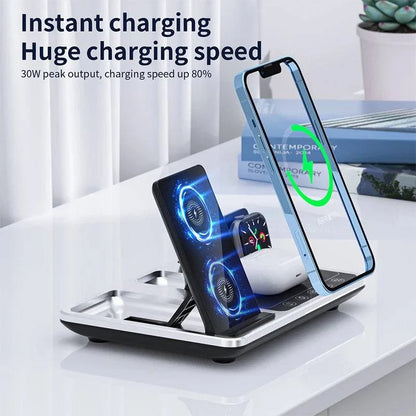 4 in 1 Magsafe Wireless Charging Station - Smart Shop (Online Store for wise shoppers) 