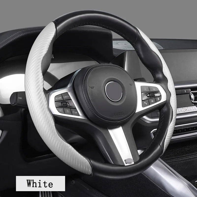 Carbon Fiber Steering Wheel Cover - Smart Shop (Online Store for wise shoppers) 