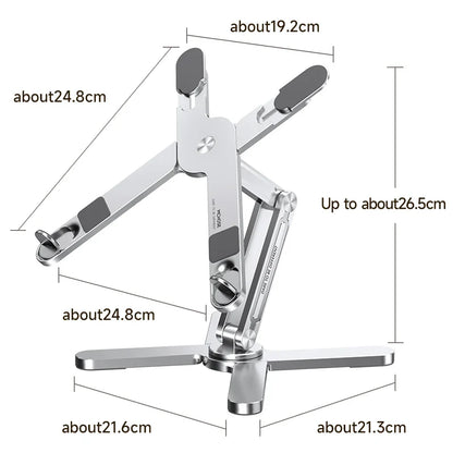 Aluminum Heat Dissipation Rotatable Laptop Stand - Smart Shop (Online Store for wise shoppers) 