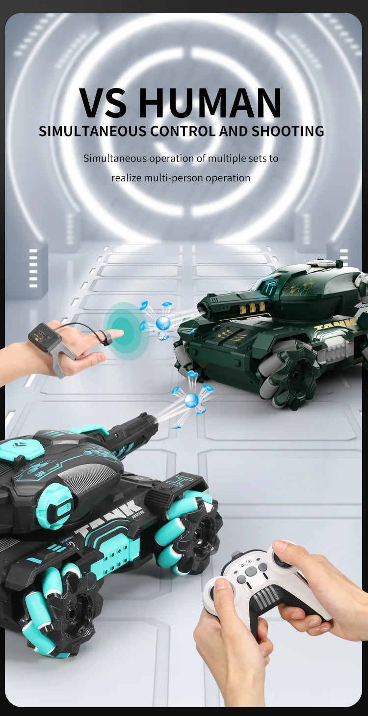 Gesture And Remote Controlled Tank Vehicle Toy - Smart Shop (Online Store for wise shoppers) 