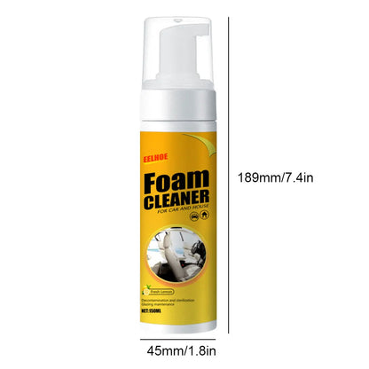 Multi-Purpose Foam Cleaner for Car & Home - Stain Remover & Surface Protector