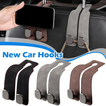 Car Headrest Organizer Leather Hook - Smart Shop (Online Store for wise shoppers) 