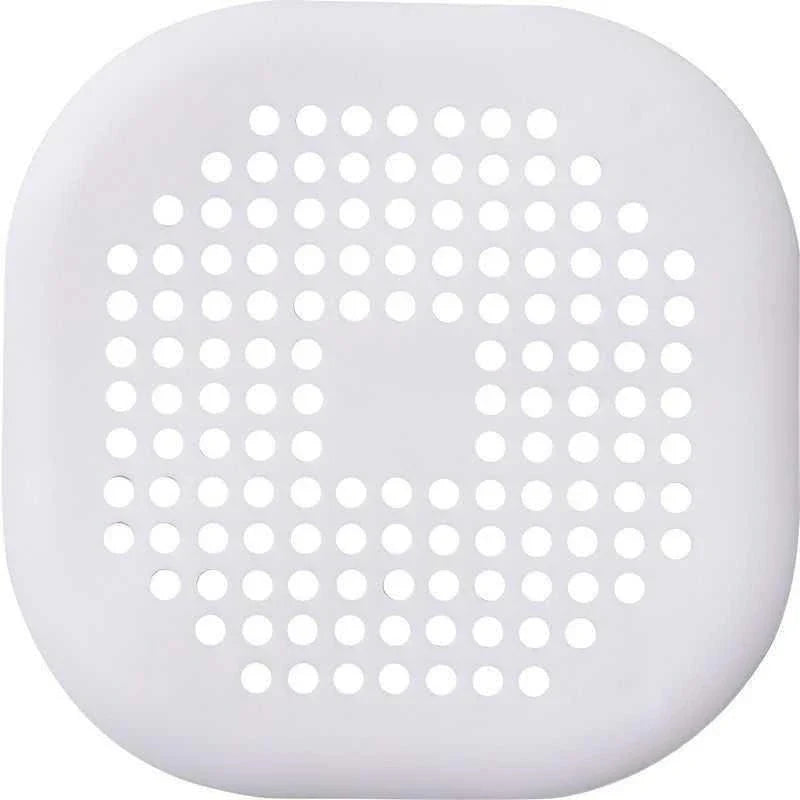 Silicone Square Shower Drain Cover - Anti-Clogging Strainer for Sink and Shower