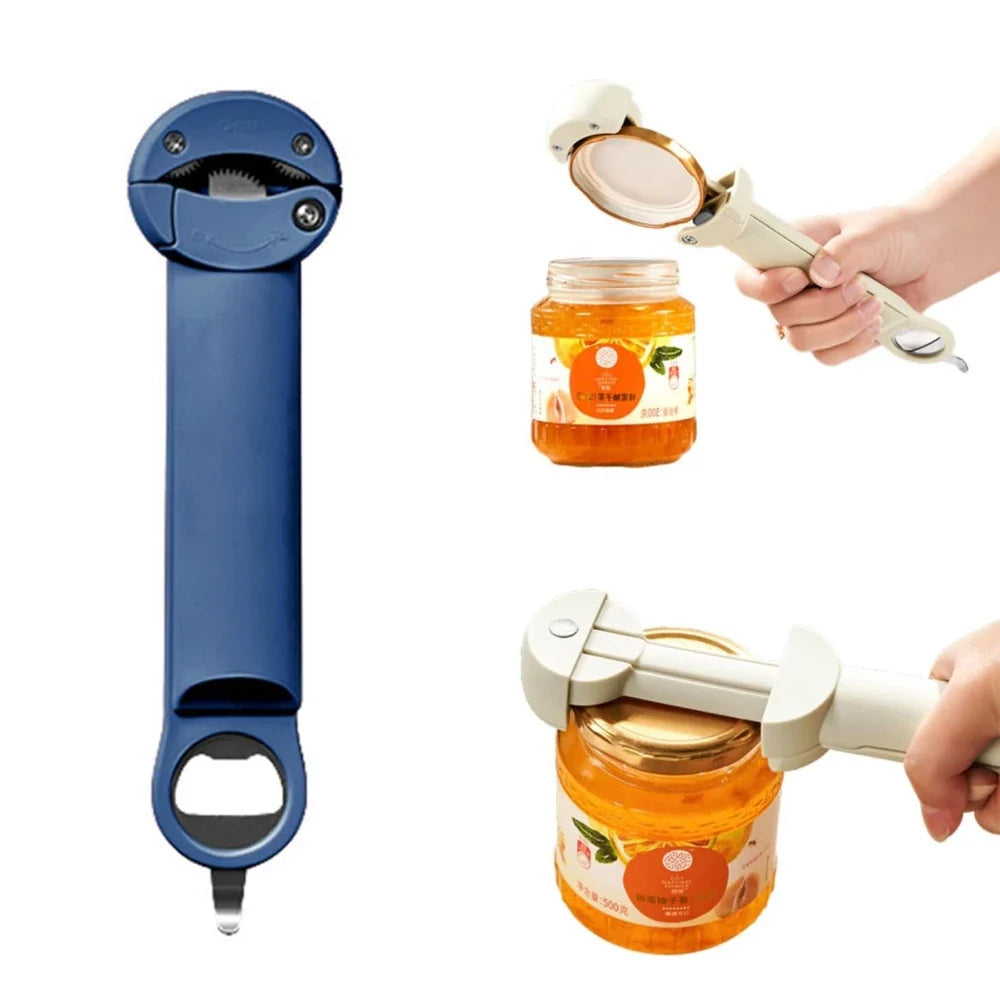 Multifunctional Retractable Bottle Opener - 1 Pc