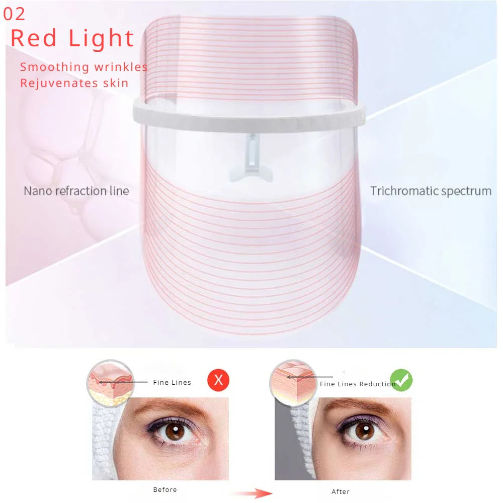 LED Red Light Therapy Facial Mask - Smart Shop (Online Store for wise shoppers) 