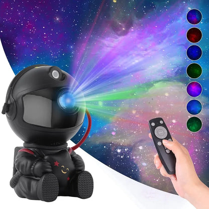 Astronaut Galaxy Star Projector Night Light – LED Nebula Ceiling Lamp