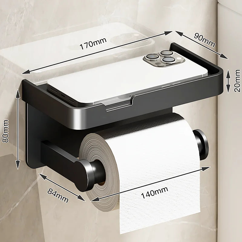 Wall-Mounted Aluminum Alloy Tissue holder - Smart Shop (Online Store for wise shoppers) 