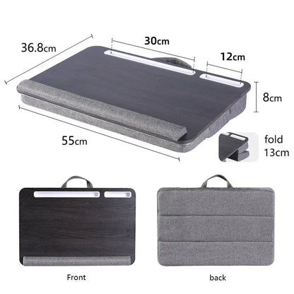 Portable Laptop Desk With Cushion - Smart Shop (Online Store for wise shoppers) 