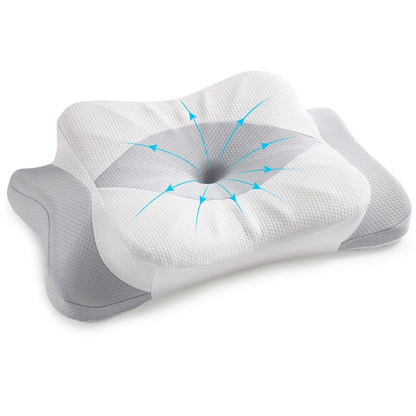 Cervical Orthopedic Memory Foam Neck Pillow